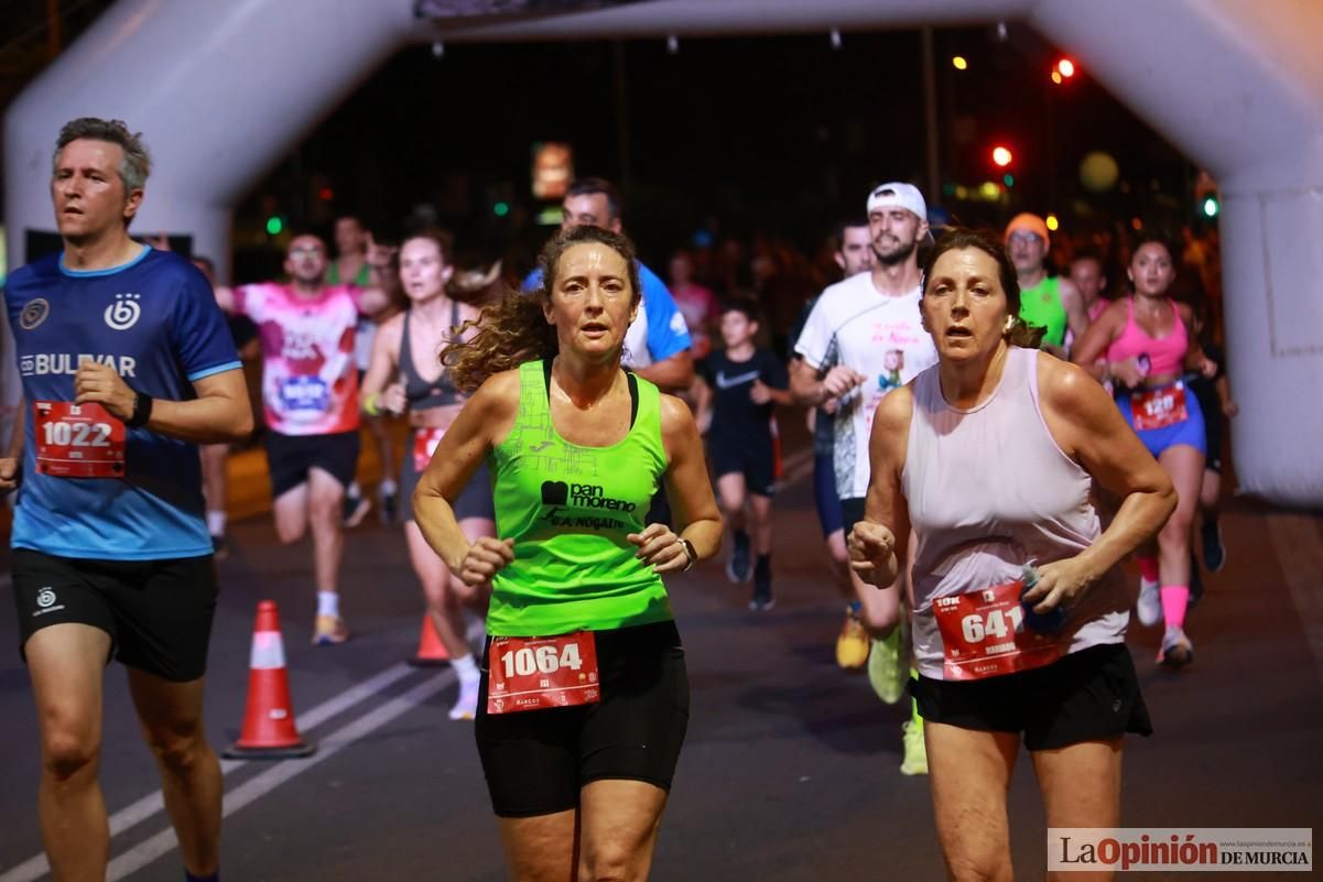 Las mejores imágenes de la carrera nocturna de Murcia