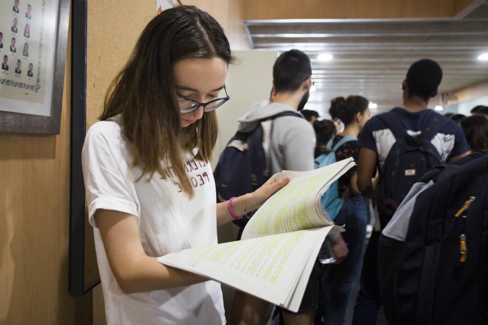 Primer día de selectividad en la UPV