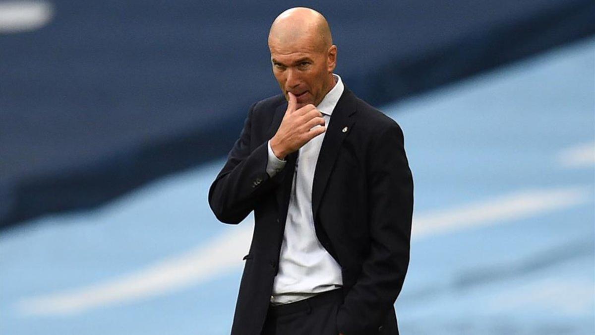 Zinedine Zidane, entrenador del Real Madrid