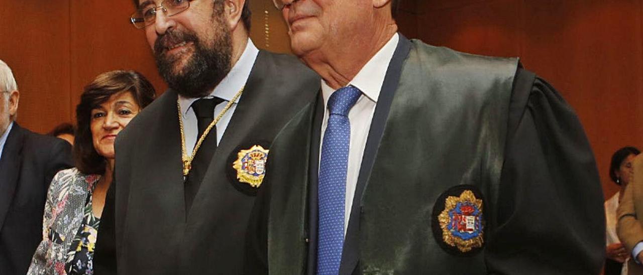 Juan Carlos López Coig (dcha) junto a Juan Ignacio Campos.