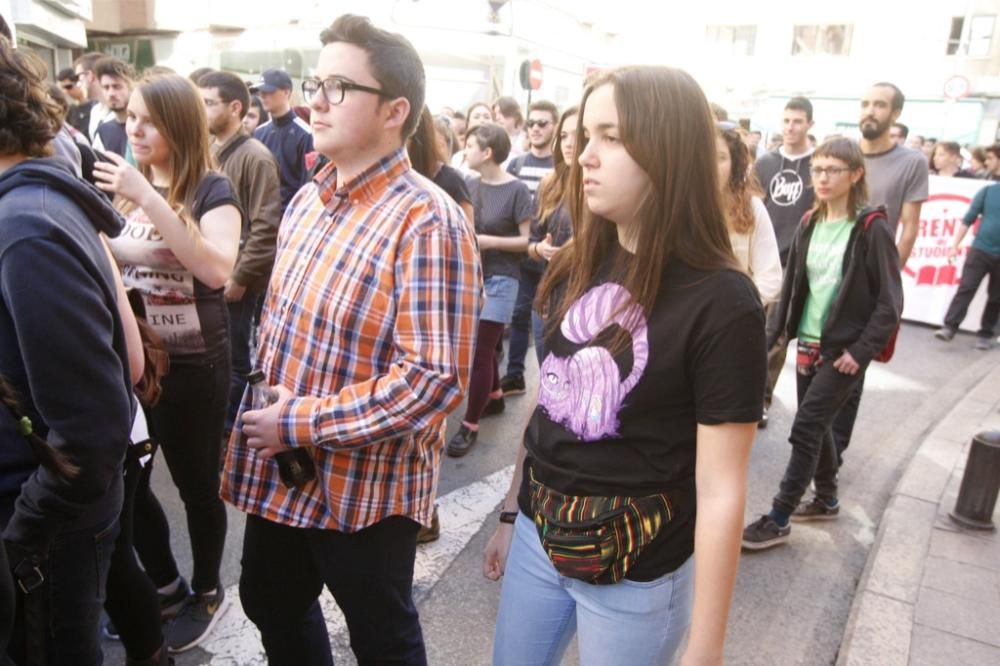 Manifestación en Murcia contra la Lomce