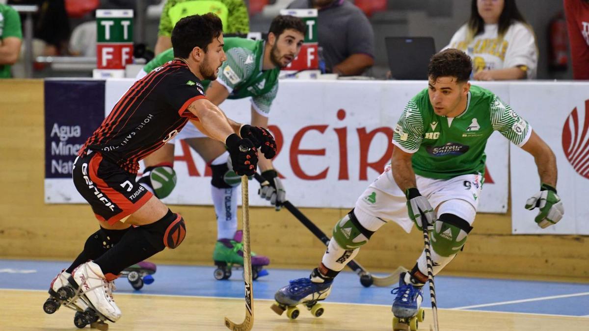 Fabrizio Ciocale, en el partido contra el Sant Cugat de la semana pasada. |  // VÍCTOR ECHAVE