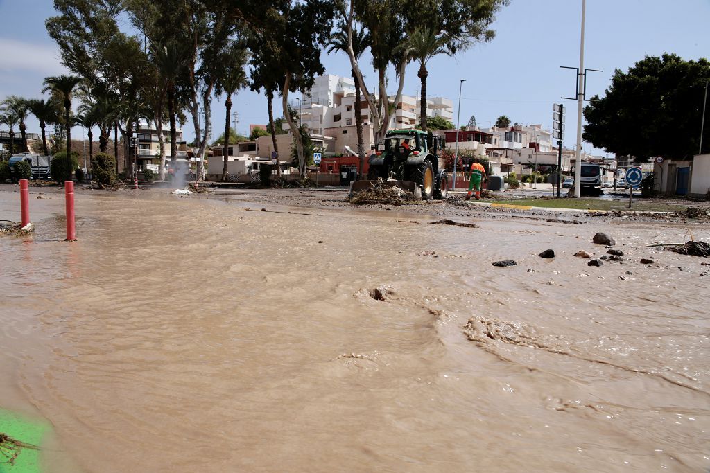 Estas son las imágenes que deja la DANA a su paso por Águilas