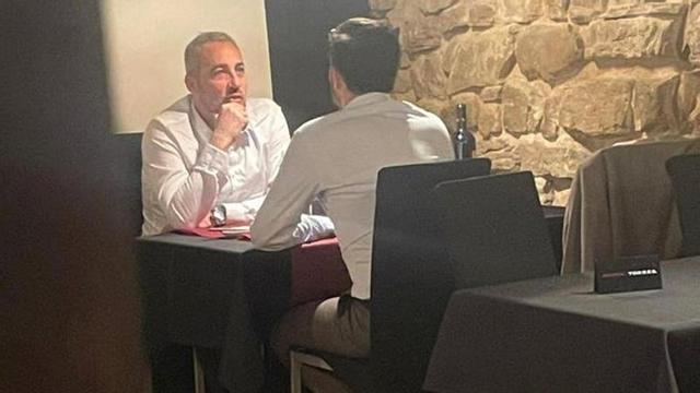 Ramon Bacardit i Sergi Perramon, durant una de les seves trobades