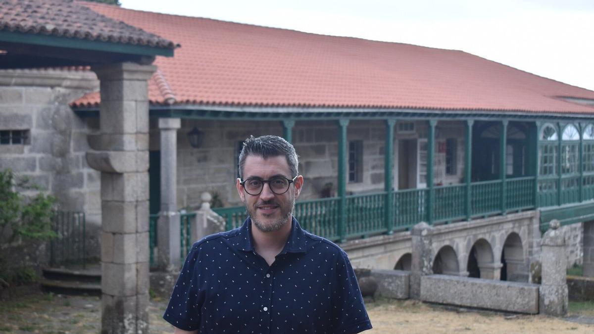 Rubén Troitiño, creador da web Músicas da Terra de Montes, nunha imaxe recente.