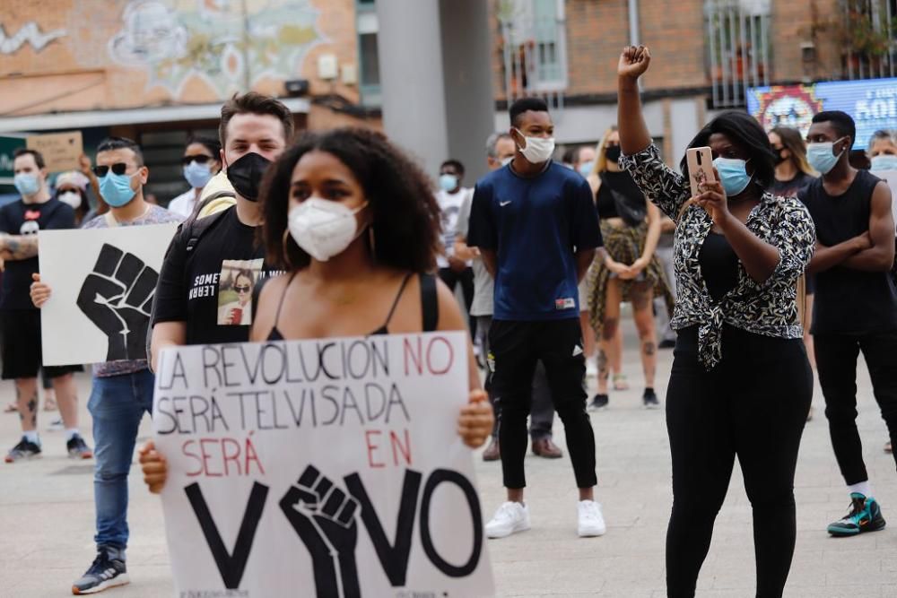 Protesta contra el racismo en Murcia