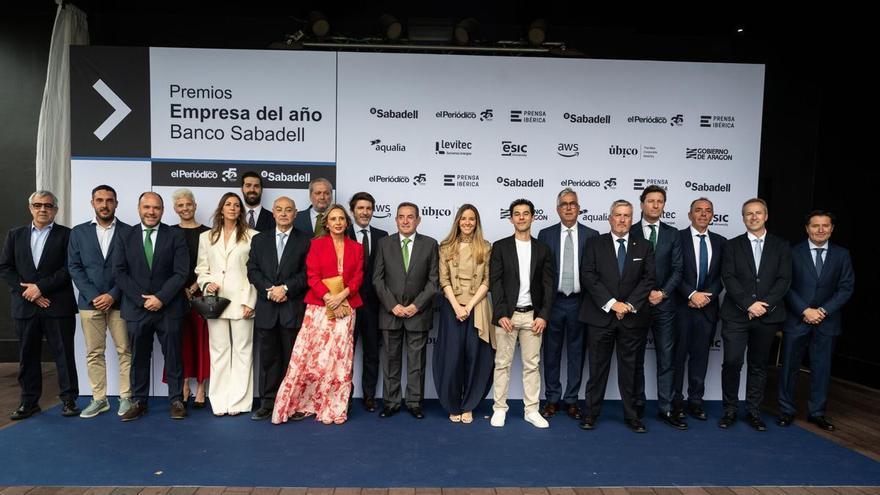 La velada exhibe el impulso, el talento y el crecimiento del tejido empresarial aragonés