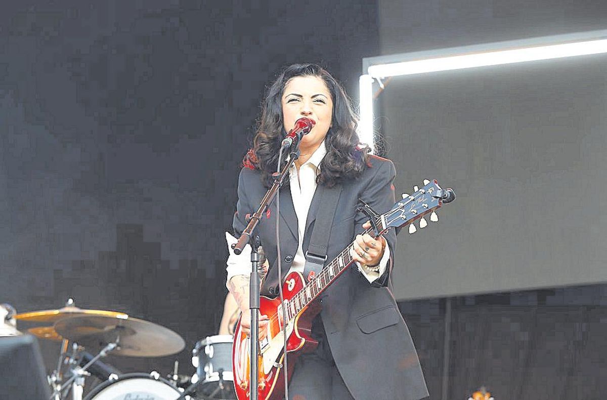 Mon Laferte, en su concierto del viernes.