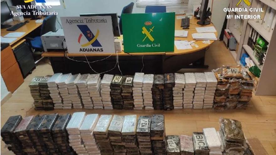 Interceptados 200 kilos de cocaína en un contenedor de fibra sintética contaminado en Ecuador