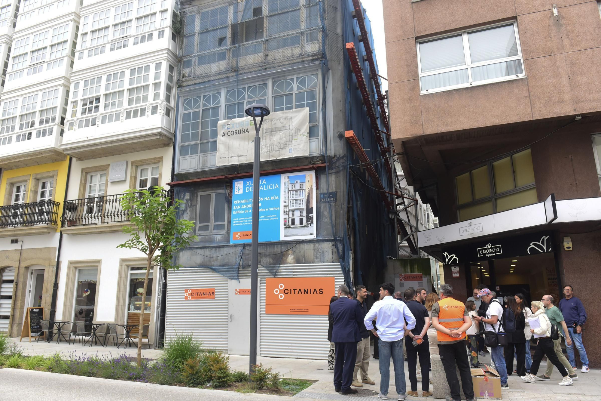 Presentación de la rehabilitación del edificio de San Andrés 88