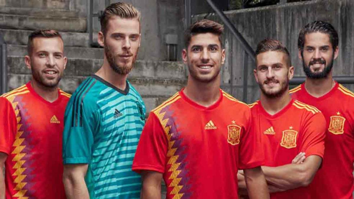 La camiseta con la que España jugará el Mundial 2018