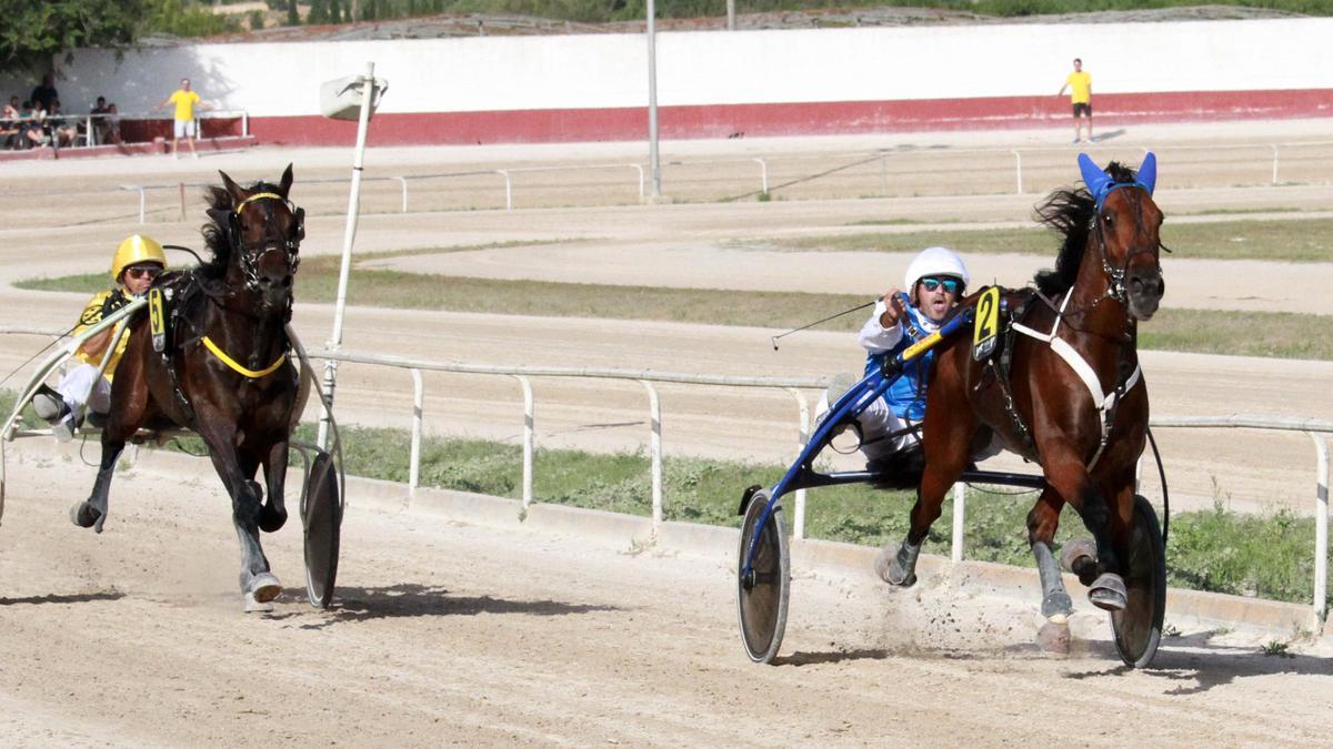 Jaragadi CL, con Toni Valls, lidera los últimos metros de carrera en su triunfo en el ‘Gran Premi de Manacor’.