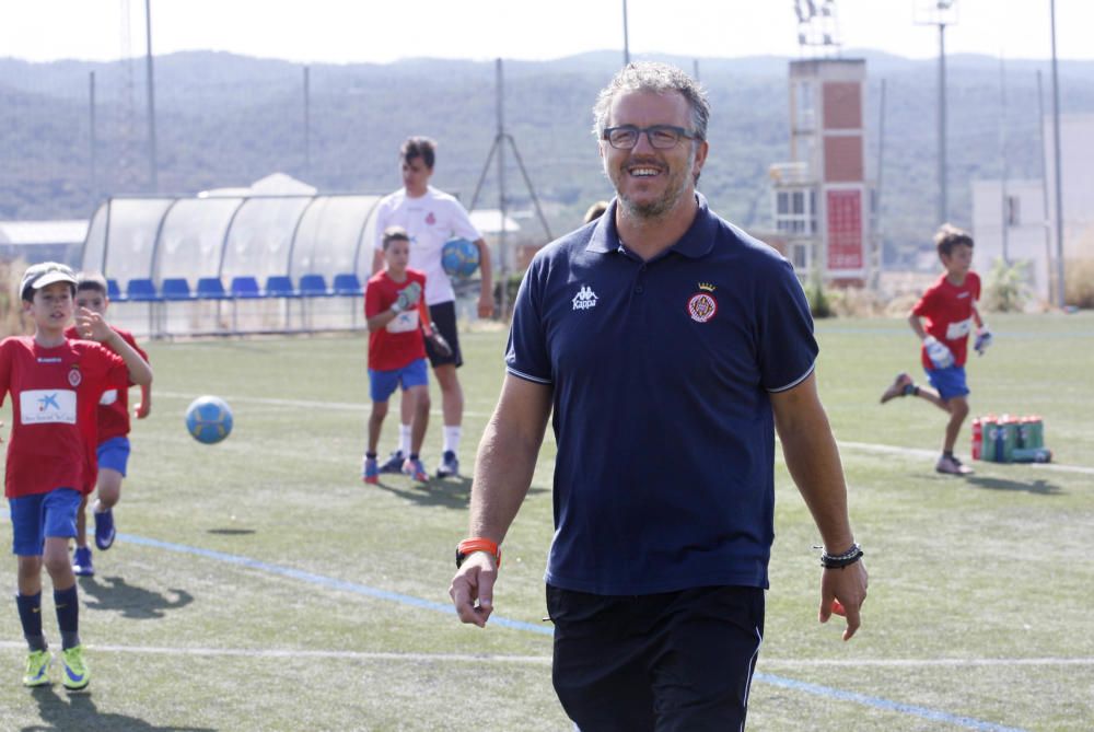 Jordi Guerrero al campus del Girona FC