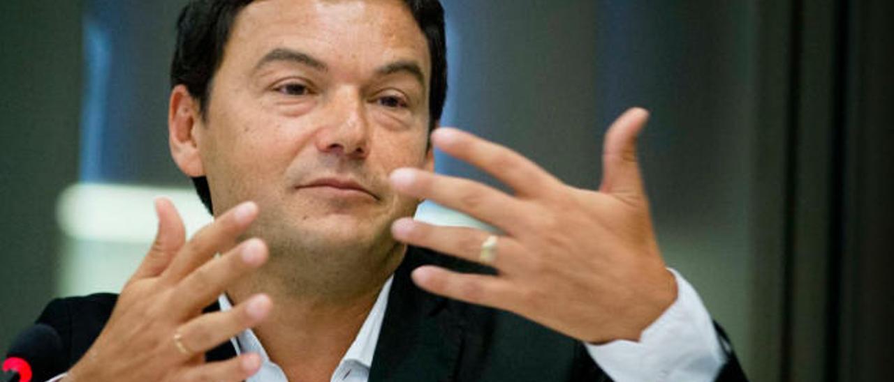 El economista Thomas Piketty, durante la entrevista.