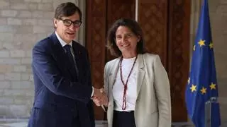 Illa reafirma con Teresa Ribera el compromiso con la transición verde tras el apagón