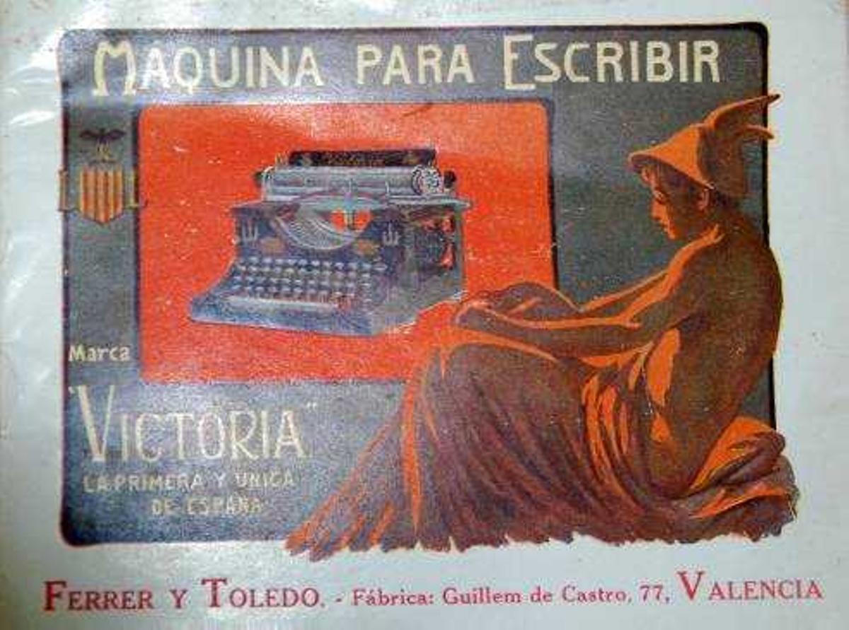 La primera máquina de escribir «nació» en Alicante