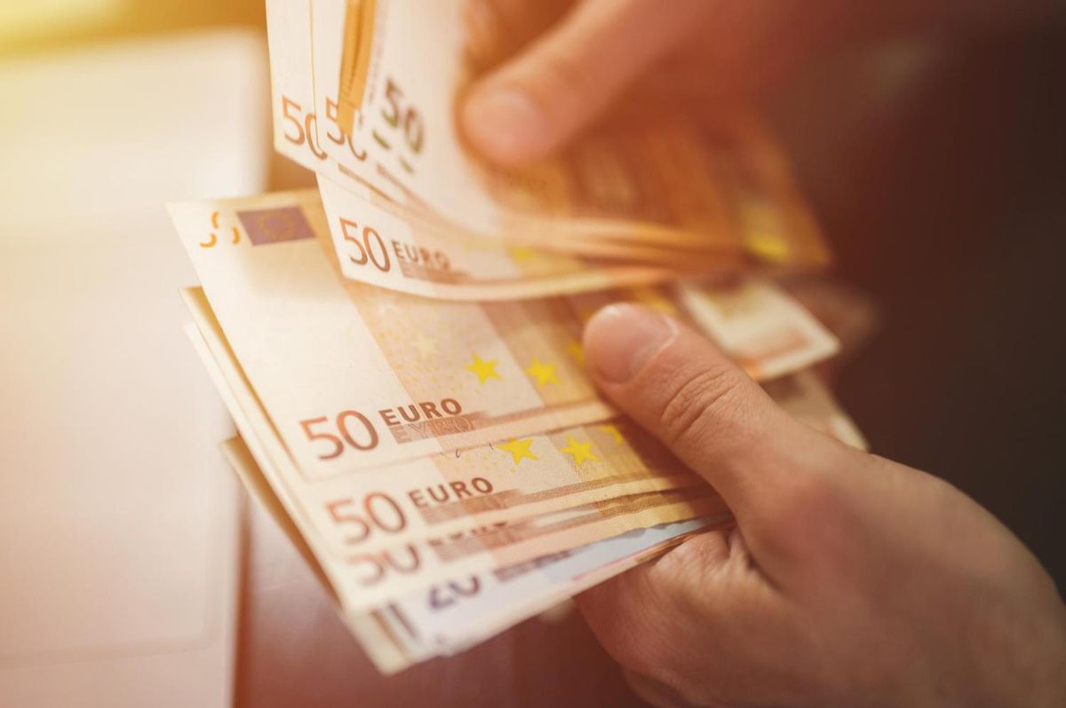 Billetes de euro.