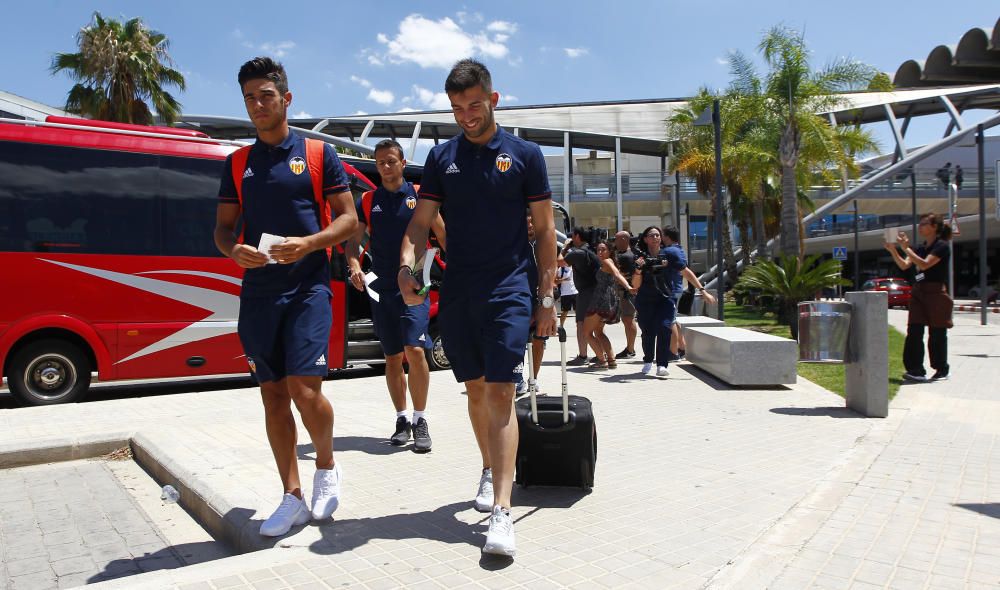 El Valencia CF pone rumbo a Évian-les-Bains