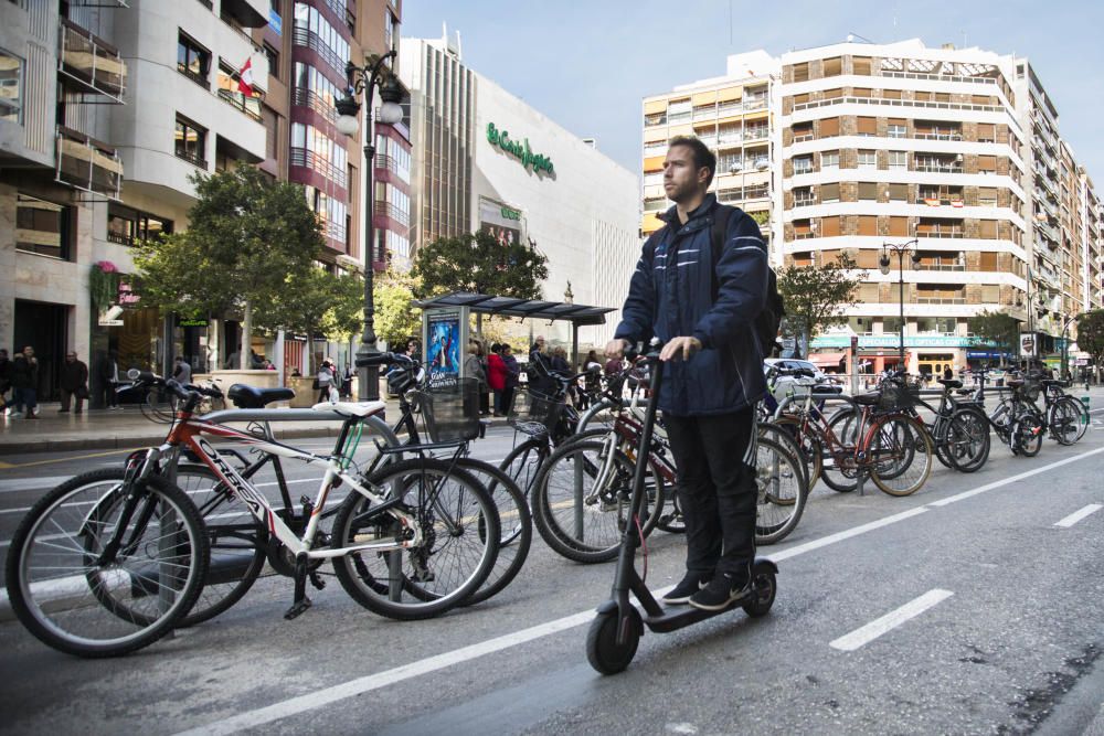 El 'boom' del patinete en València