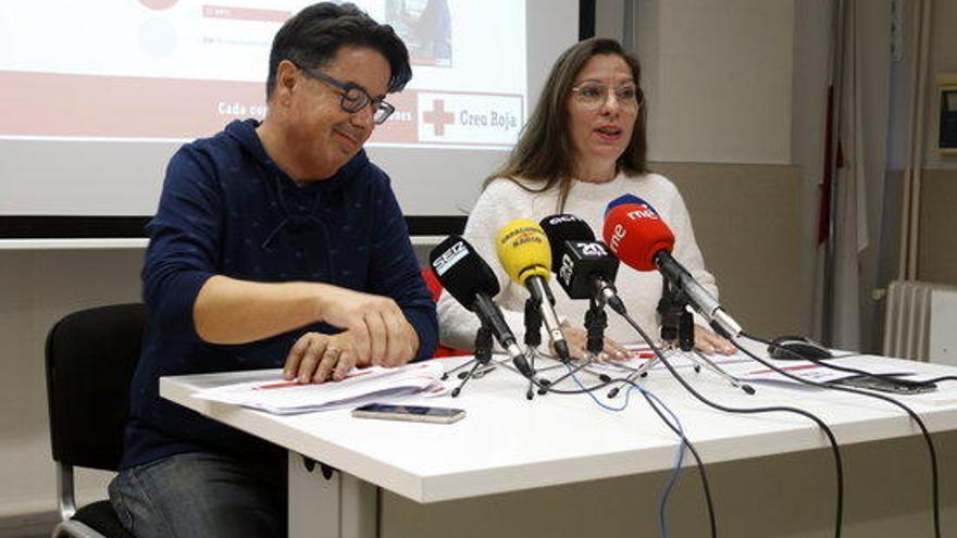 Jordi Martori i PIlar Millan de Creu Roja Girona.