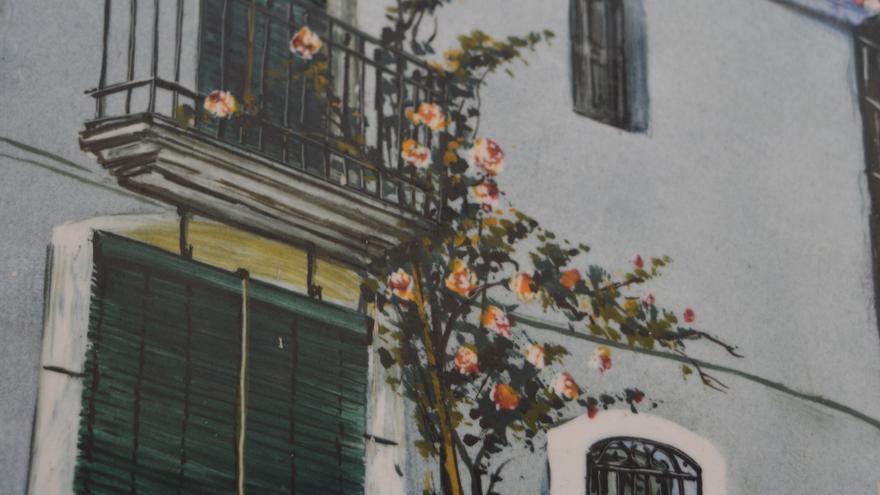 La Xara rescata la tradición perdida de adornar las fachadas con rosales