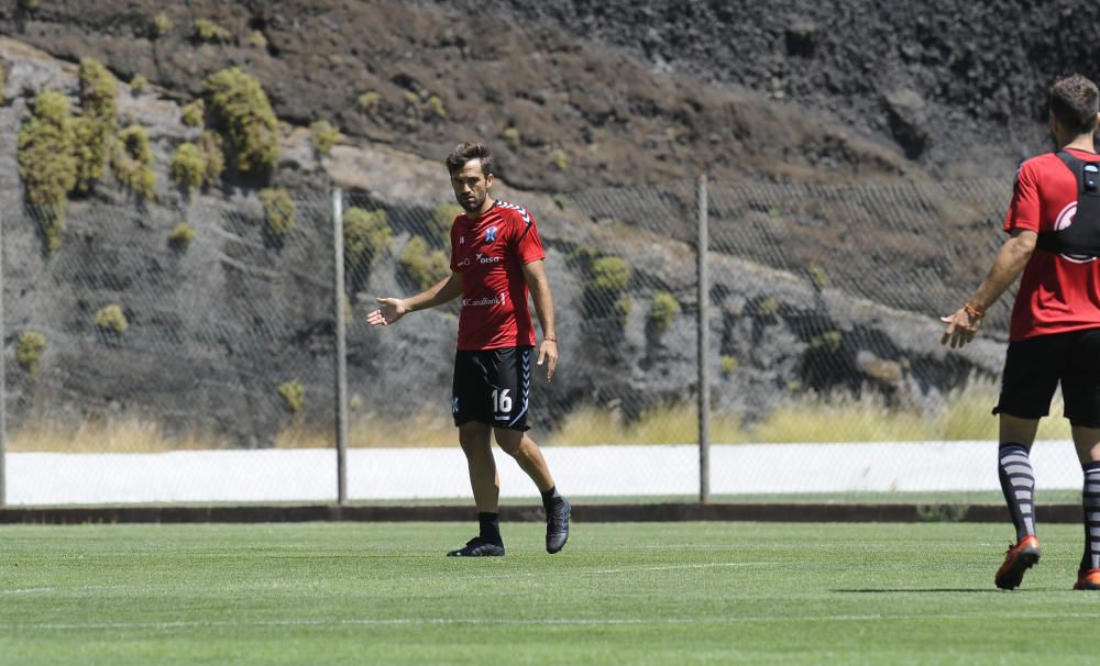 Entrenamiento del Tenerife el martes 13 de agosto