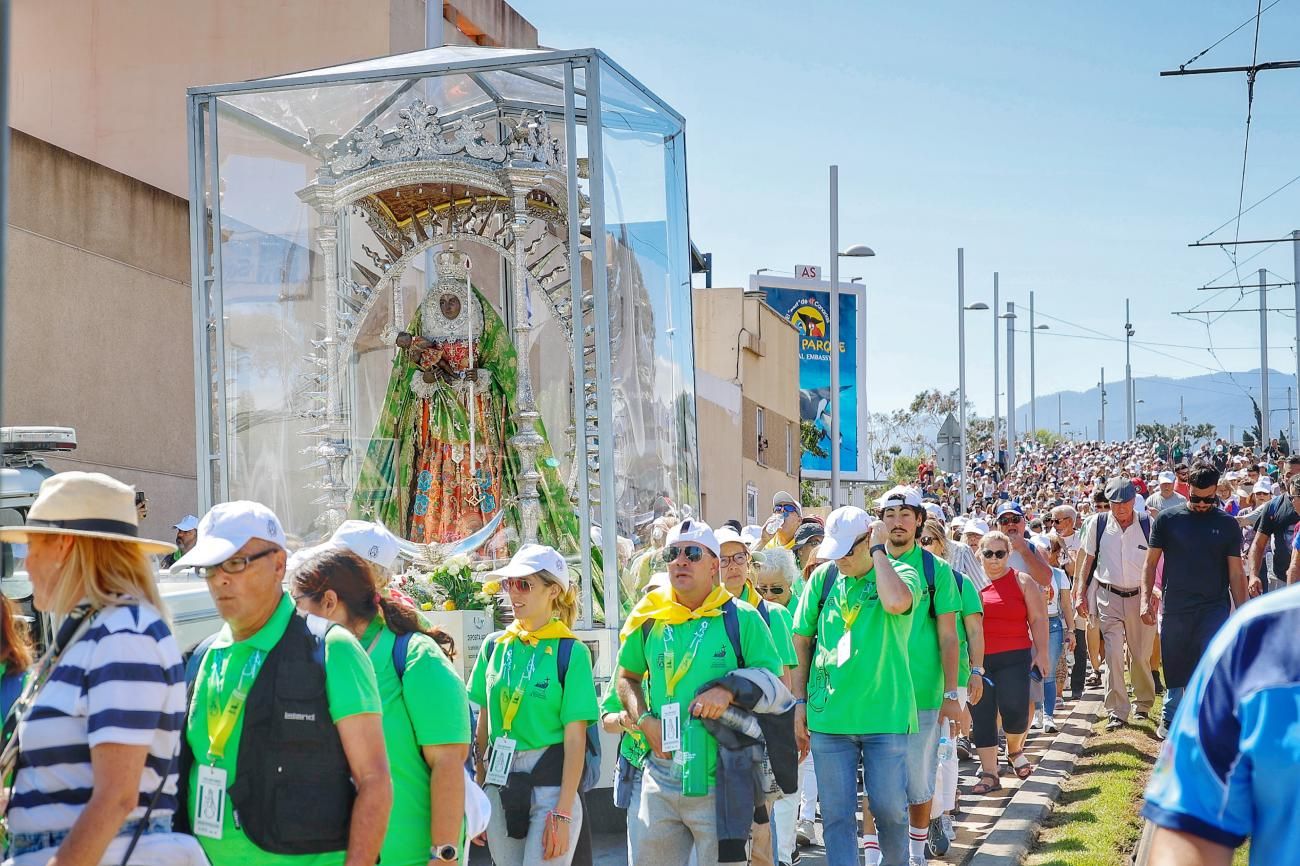 La 'Morenita' visita el Hospital de Nuestra Señora de La Candelaria