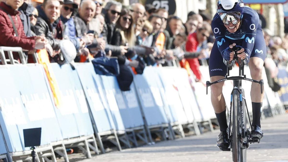 Zähne zusammenbeißen und Gas geben: Enric Mas soll Movistar bei der Vuelta anführen.  | FOTO: ETXEZARRETA