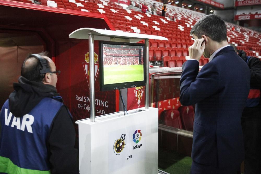 El partido de Copa entre el Sporting y el Valencia, en imágenes