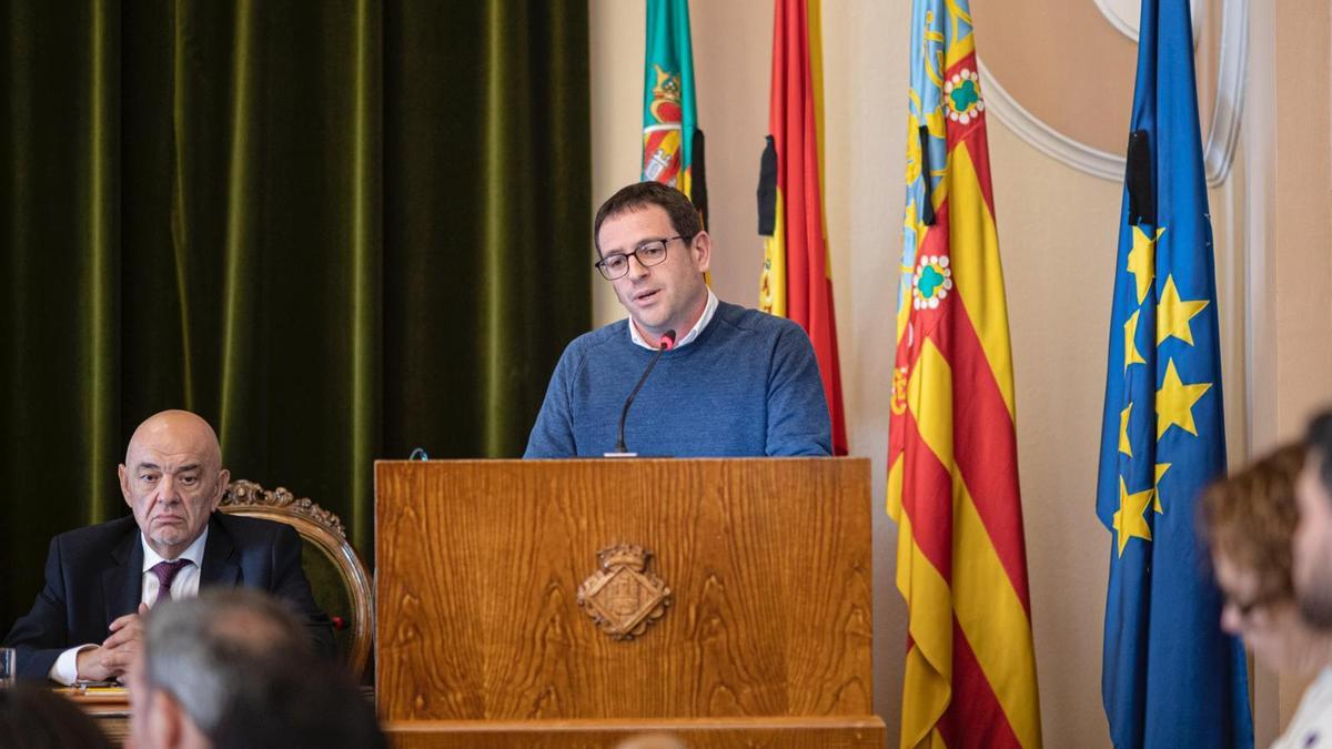 Ignasi Garcia, portaveu de Compromís a l'Ajuntament de Castelló.