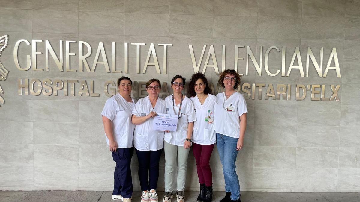 Supervisoras de Enfermería que han conseguido el primer premio de comunicación y liderazgo