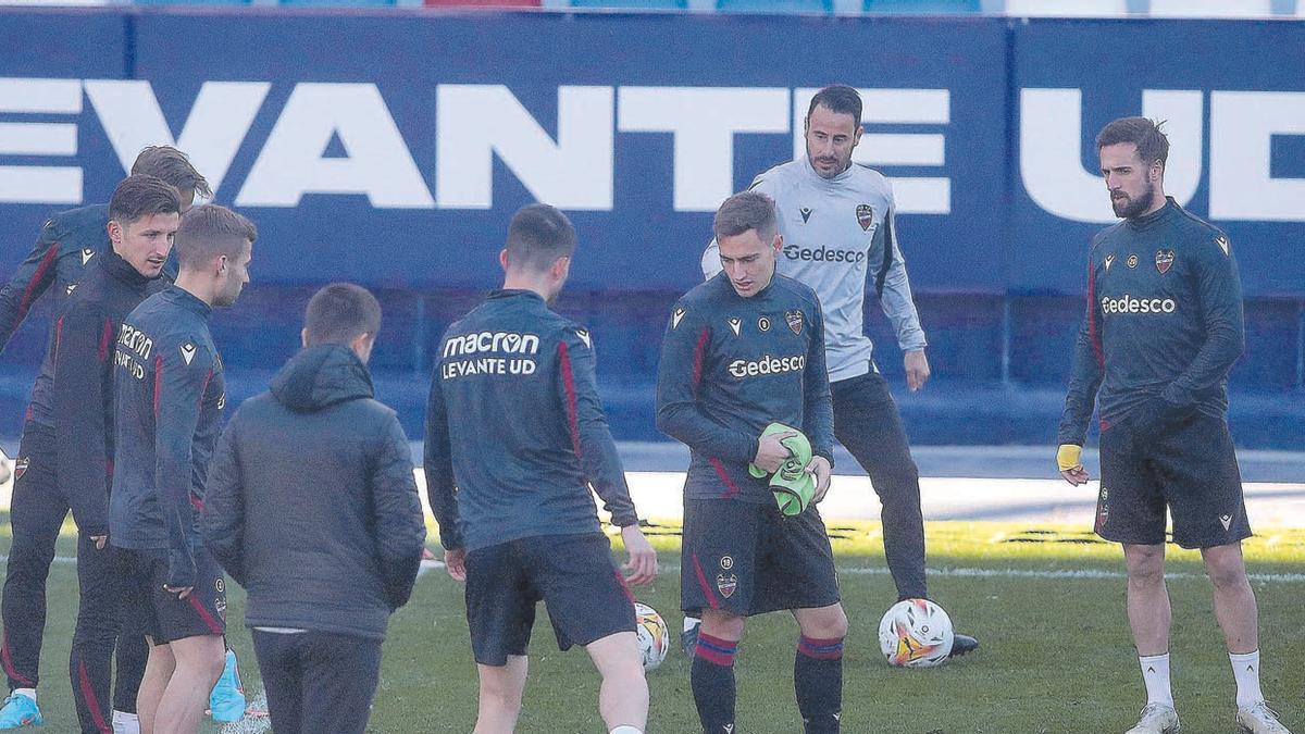 Imagen del entrenamiento del Levante UD