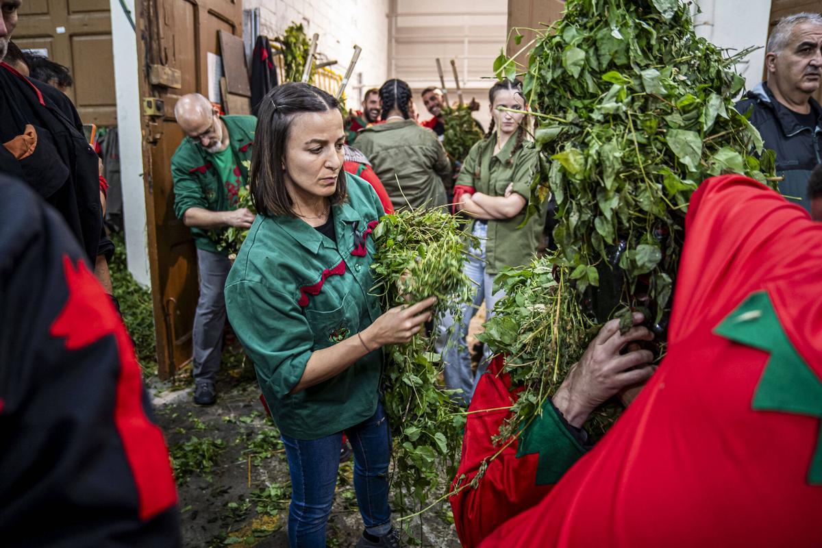 Les millors imatges del primer salt de Plens de la Patum 2026
