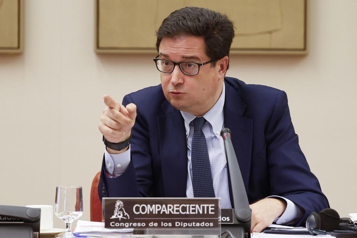 Óscar López, ministro de Función Pública.