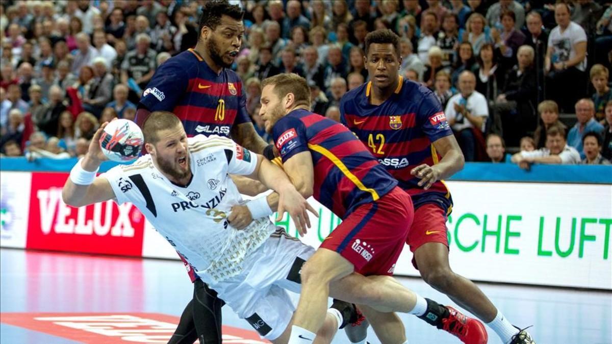 El Barça Lassa cayó la pasada temporada ante el Kiel en cuartos