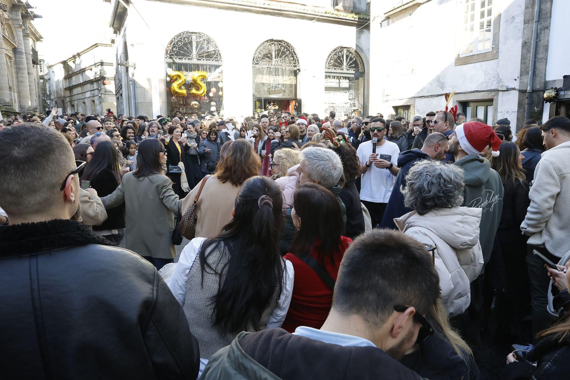 "Festa rachada" en Santiago: los compostelanos se preparan para el fin de año