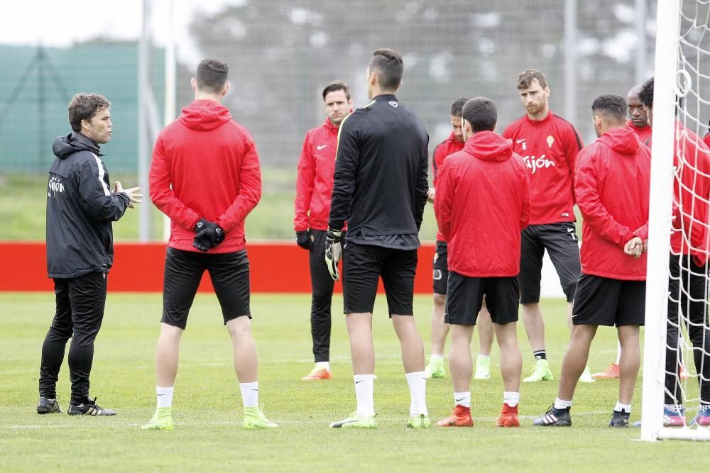 Entrenamiento del Sporting