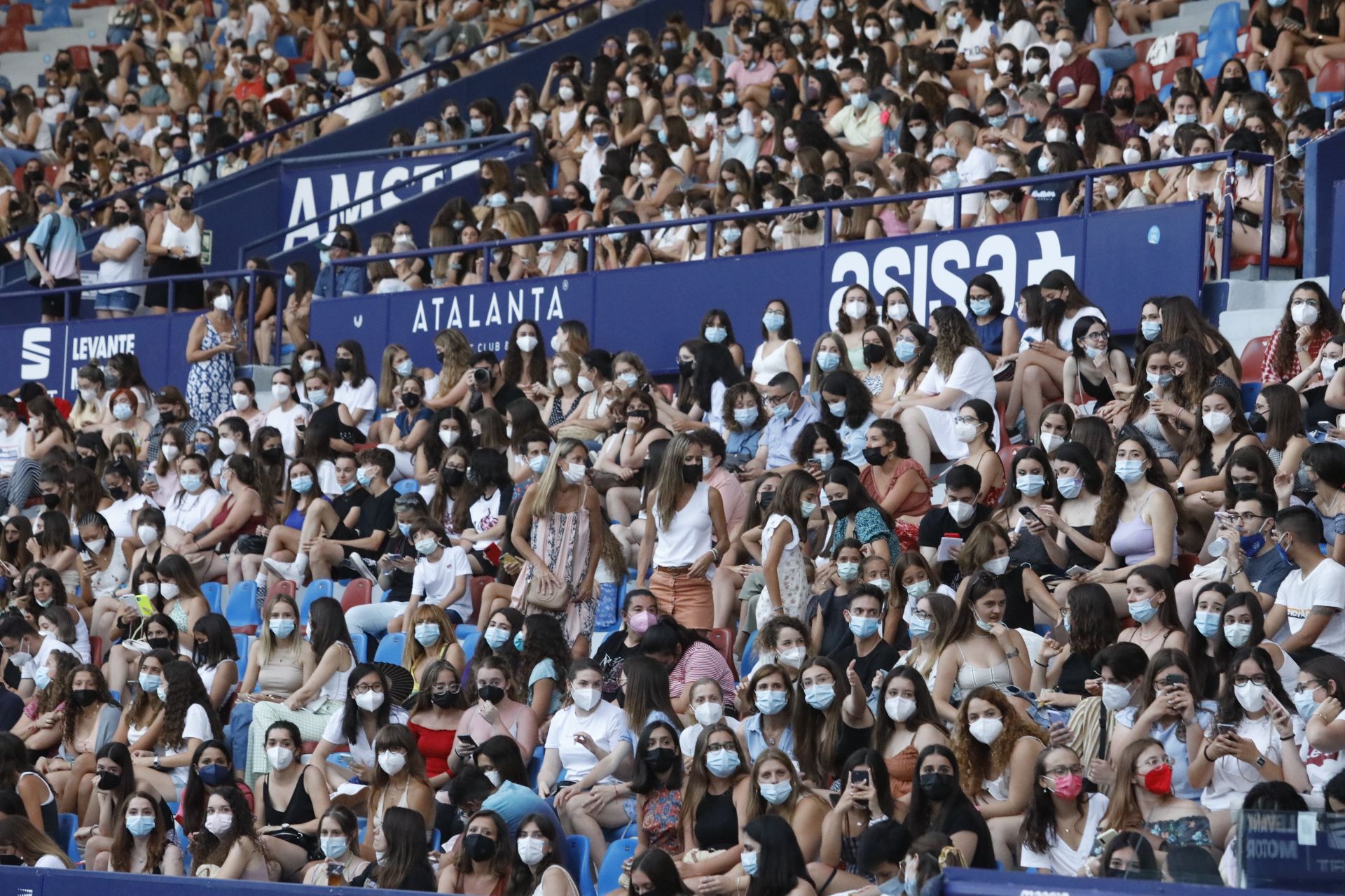 Concierto de Aitana en València, el último antes de la reducción de aforo