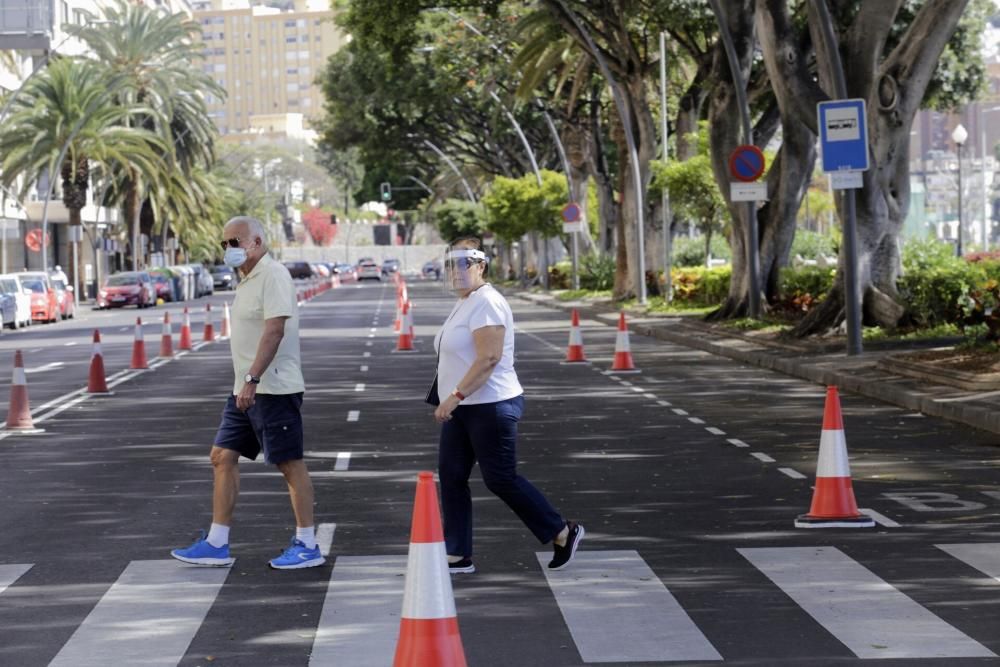 Cortes de carriles para facilitar paseos