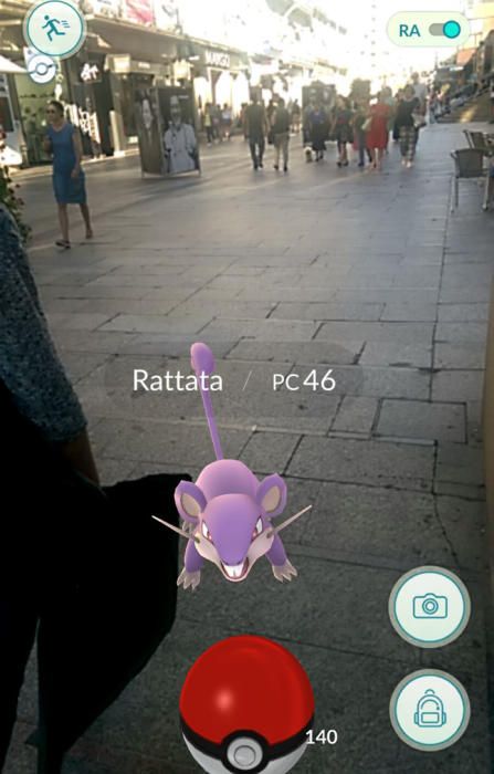 Un Rattata en la calle Príncipe