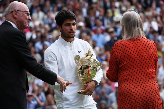 Las mejores fotos del Djokovic - Alcaraz en Wimbledon