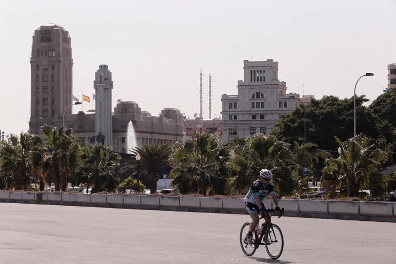 Calor y calima en Tenerife, 30 de enero de 2020