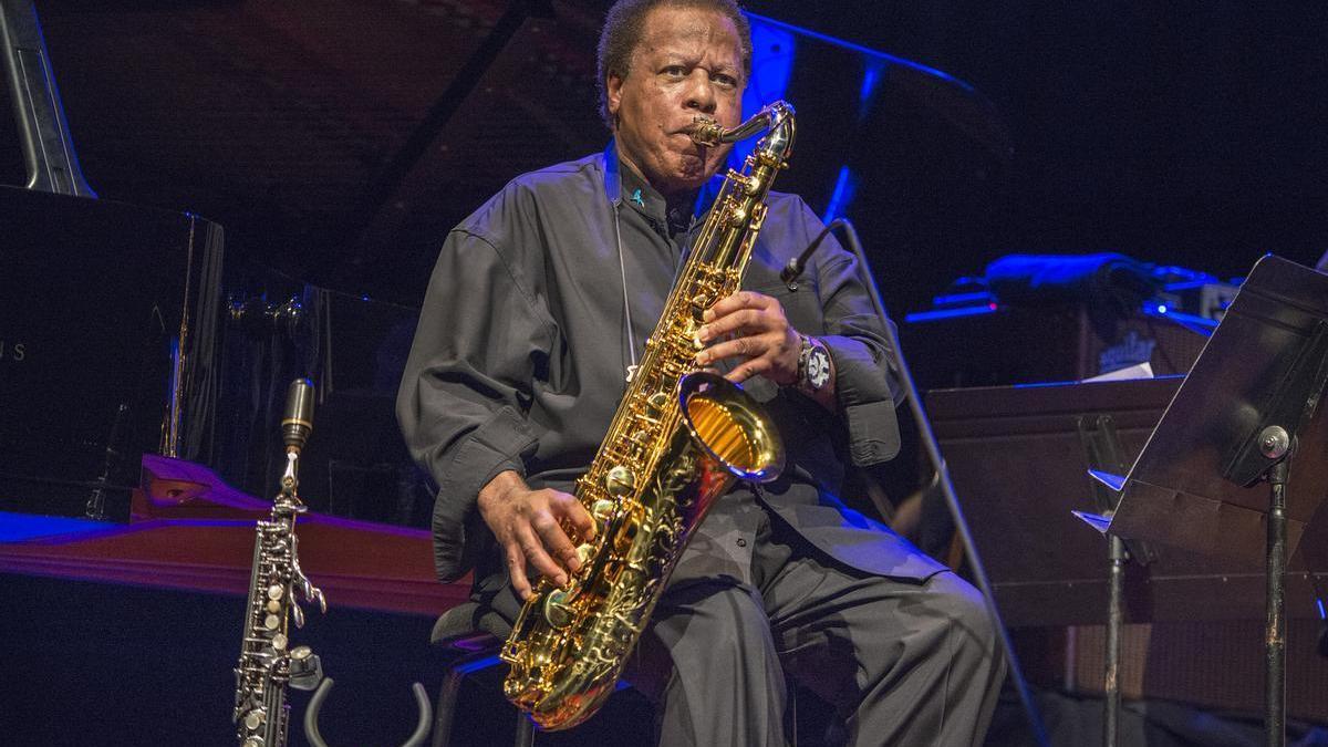 Wayne Shorter, en un concierto en Barcelona en 2014.