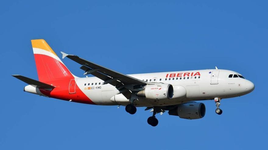 Un avión de Iberia