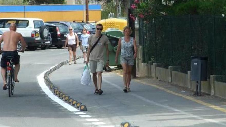 L&#039;avinguda Montgó, on es faran les obres de millora.