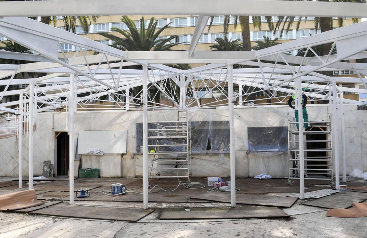 Obras en el interior del local.  | // CARLOS PARDELLAS