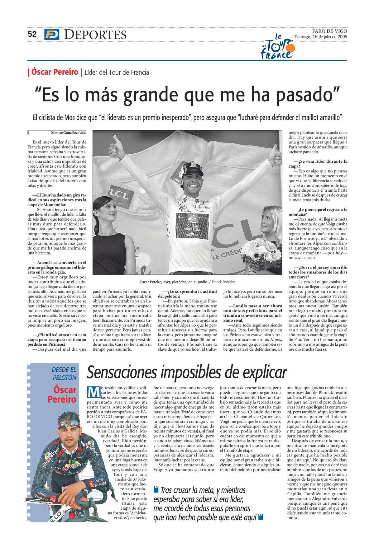 Sensaciones imposibles de explicar (16 julio)