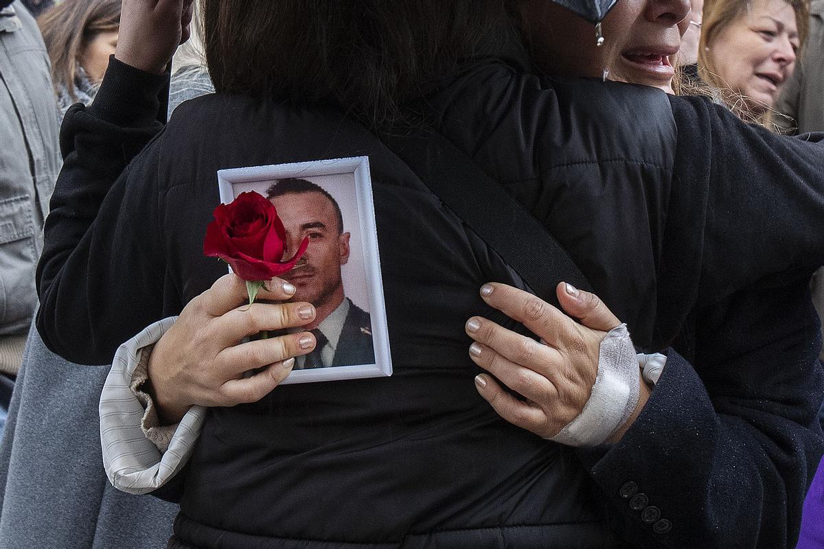 El funeral de Miguel Ángel Gómez, en Cadiz