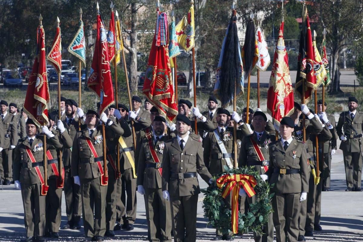 Parada militar en Cerro Muriano con motivo de la Inmaculada, patrona de la Infantería