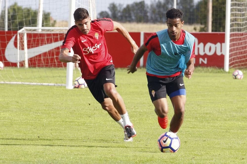 Entrenamiento del Sporting de Gijón